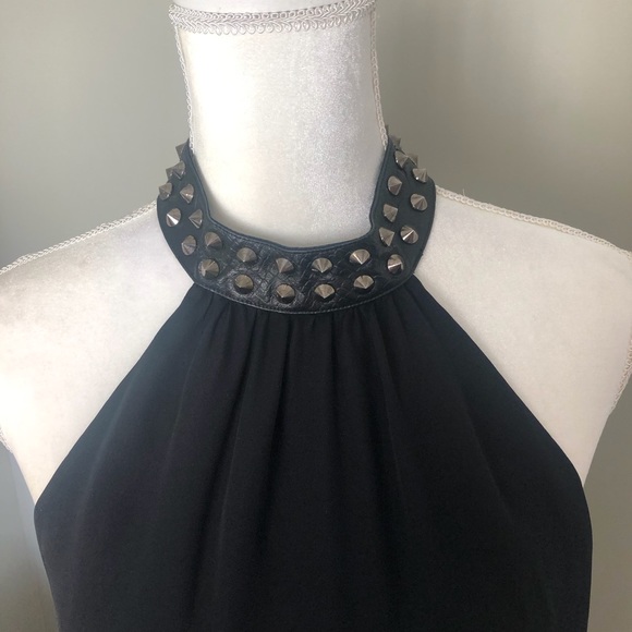 Haute Hippe 100% silk black halter - Picture 4 of 13